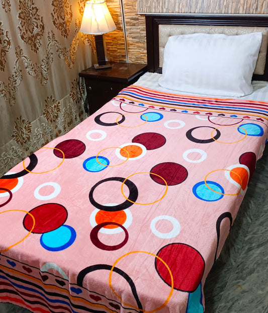 Premium Single Bed AC Blanket Combo: Soft Fleece Fabric, Elegant Design, Easy Wash, Zipper Bag - Guaranteed Color Retention