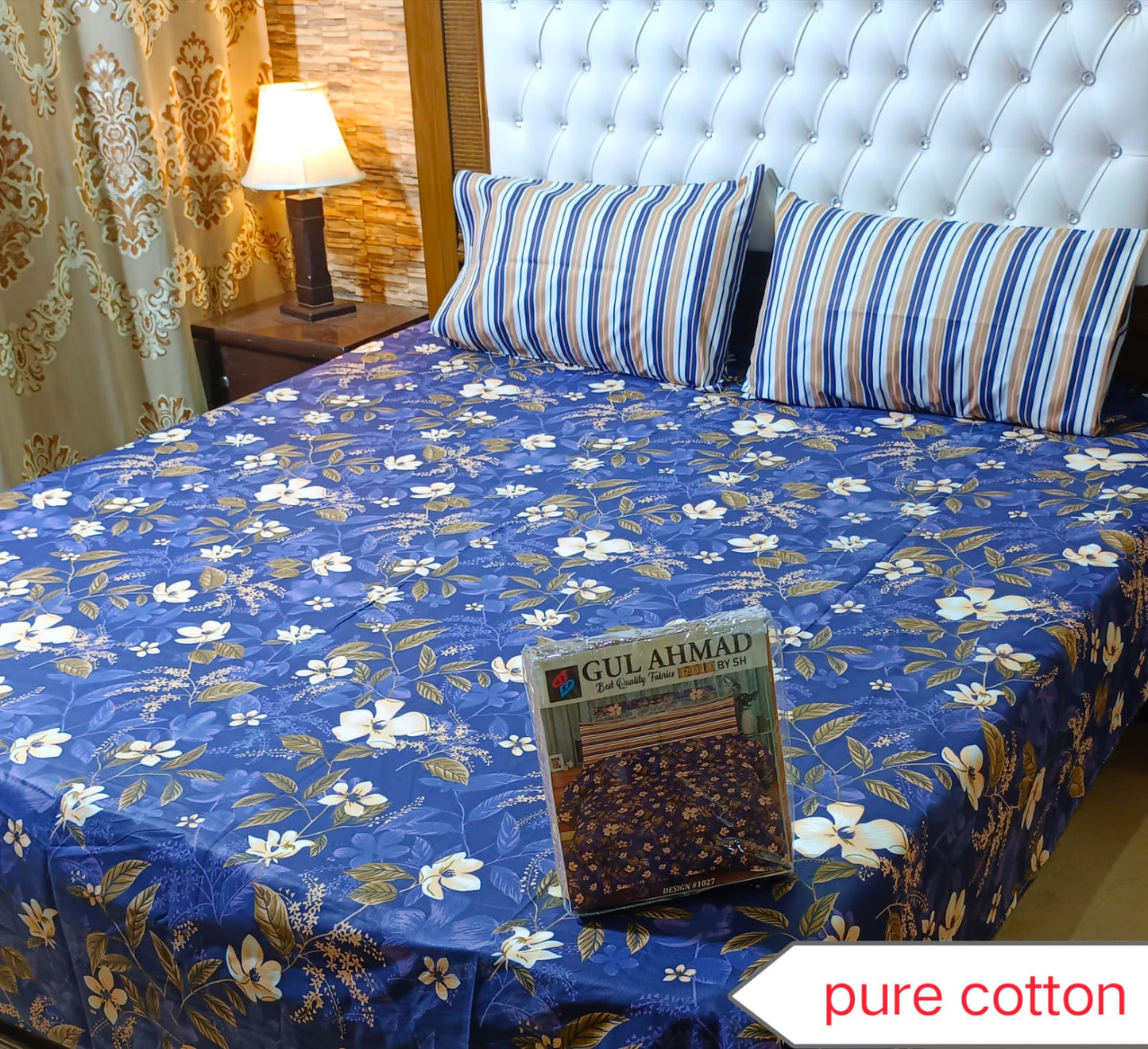 Super VIP King Size Mix and Match Bedding Set - Gift Pack with 100% Pure Cotton